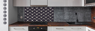 Kitchen splashback Fish scales