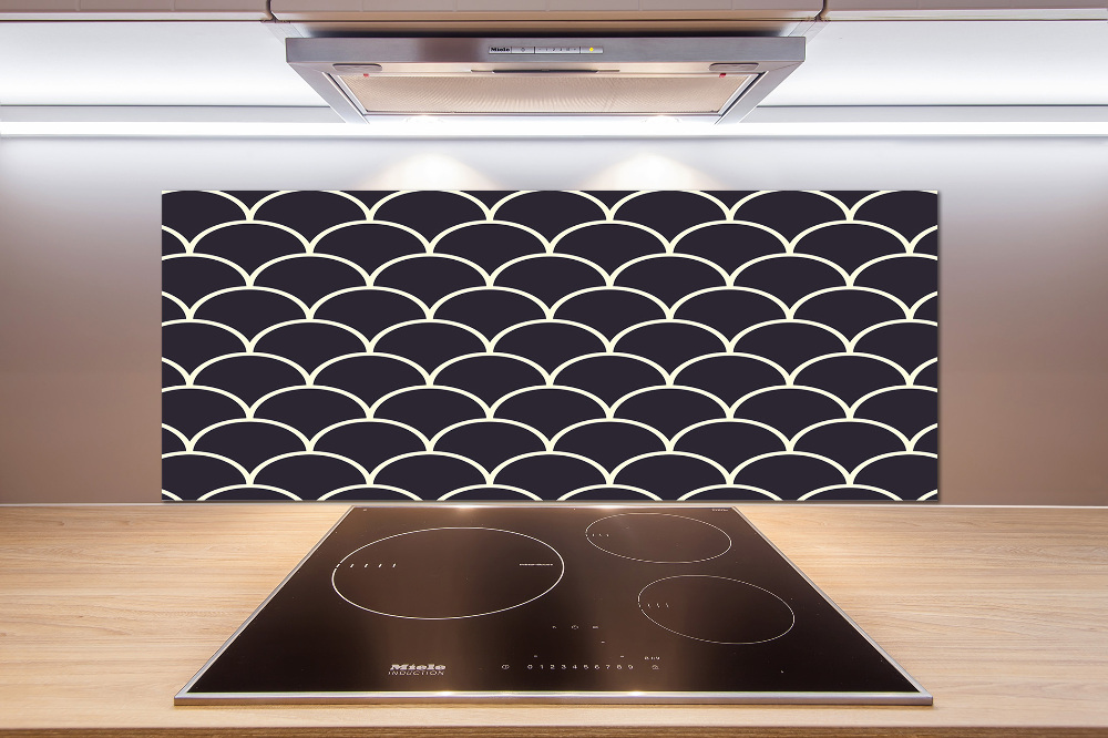 Kitchen splashback Fish scales