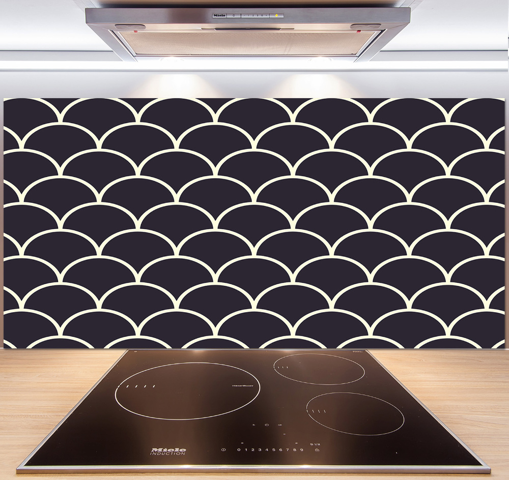 Kitchen splashback Fish scales