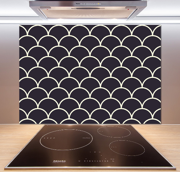 Kitchen splashback Fish scales