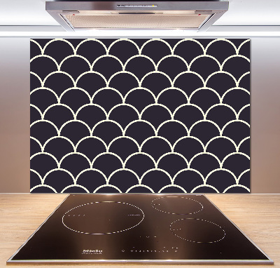 Kitchen splashback Fish scales