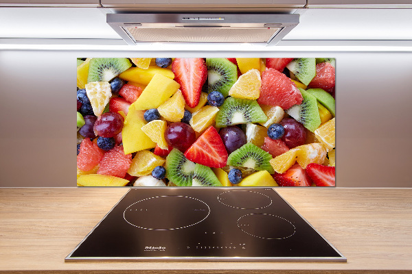 Cooker splashback Chopped fruit