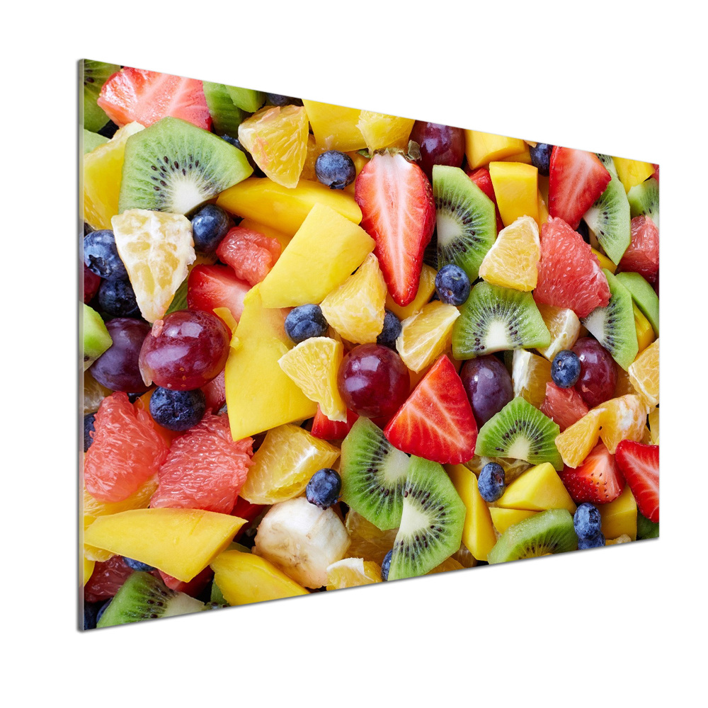 Cooker splashback Chopped fruit