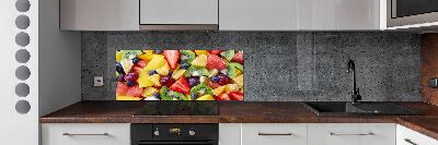 Cooker splashback Chopped fruit