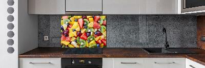 Cooker splashback Chopped fruit