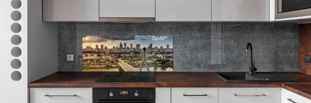 Kitchen splashback Warsaw Poland