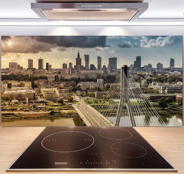 Kitchen splashback Warsaw Poland