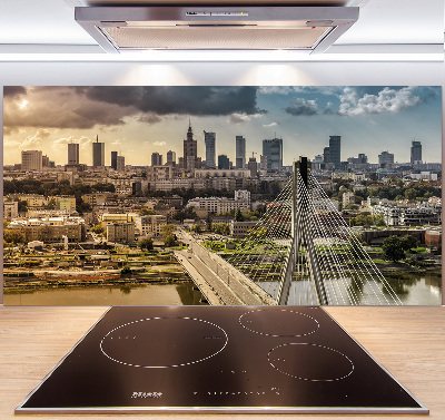 Kitchen splashback Warsaw Poland