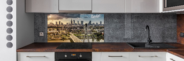 Kitchen splashback Warsaw Poland