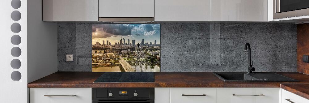 Kitchen splashback Warsaw Poland