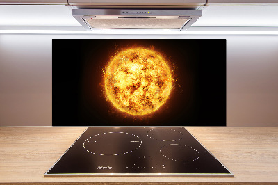 Cooker splashback Sun