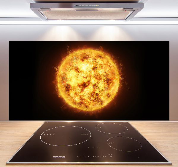 Cooker splashback Sun