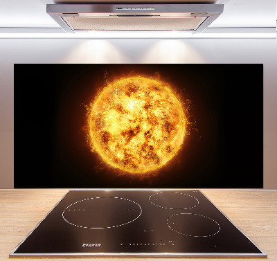 Cooker splashback Sun