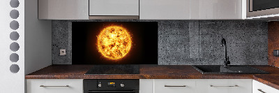 Cooker splashback Sun