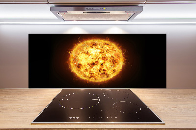 Cooker splashback Sun