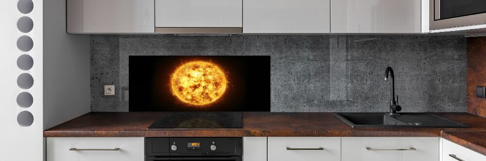 Cooker splashback Sun