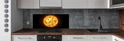 Cooker splashback Sun