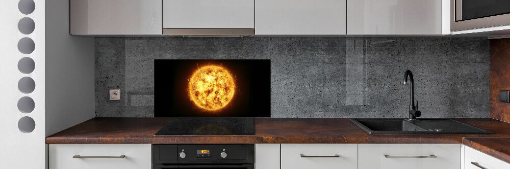 Cooker splashback Sun