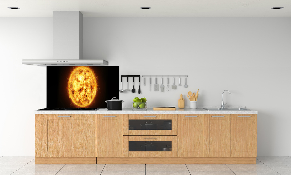 Cooker splashback Sun