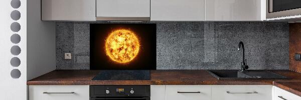 Cooker splashback Sun