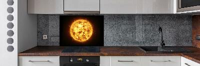 Cooker splashback Sun