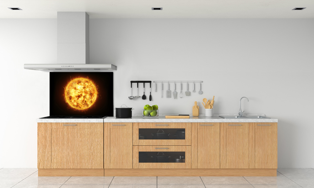 Cooker splashback Sun