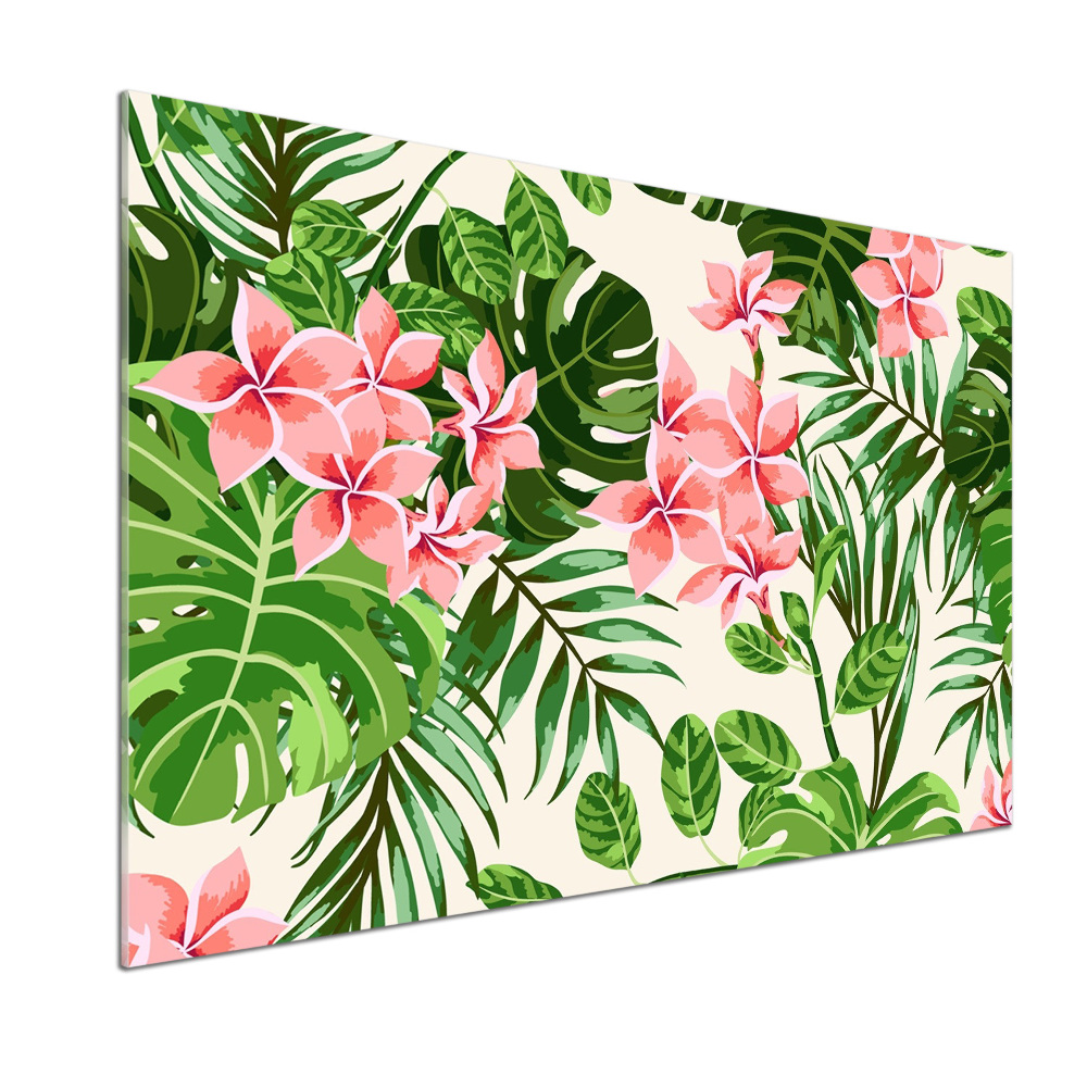 Cooker splashback Floral pattern