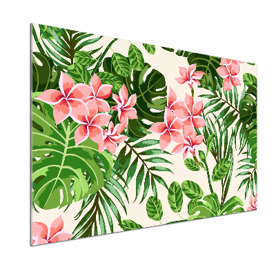 Cooker splashback Floral pattern