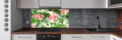 Cooker splashback Floral pattern