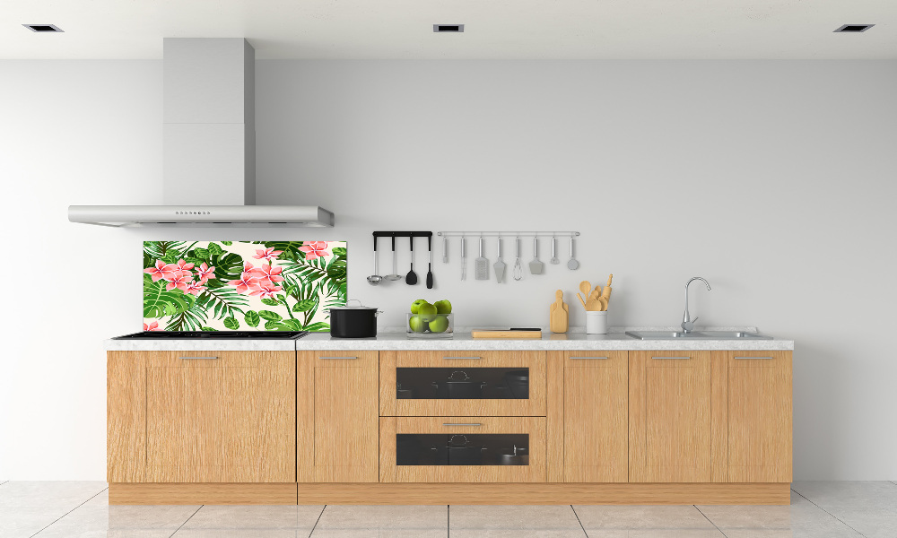 Cooker splashback Floral pattern