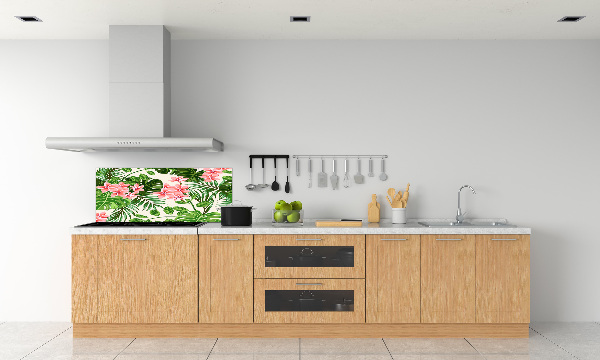 Cooker splashback Floral pattern