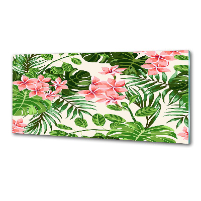 Cooker splashback Floral pattern