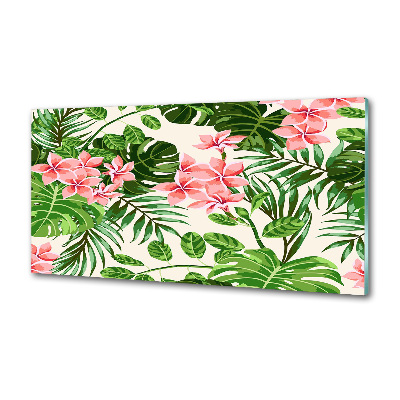 Cooker splashback Floral pattern