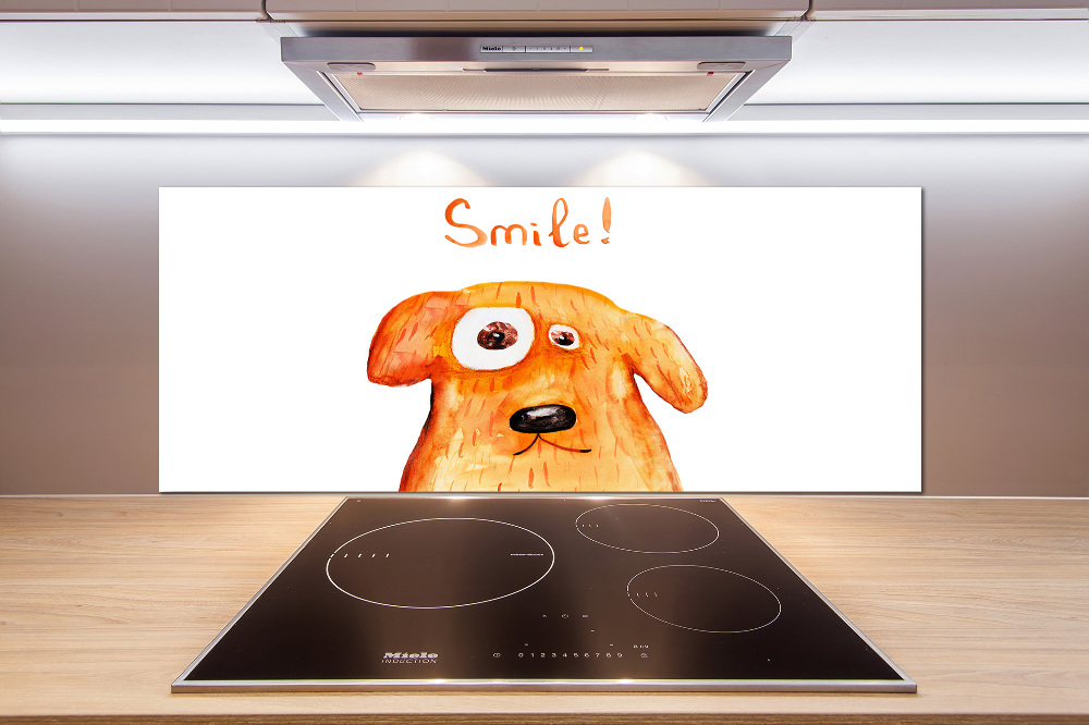 Cooker splashback Dog