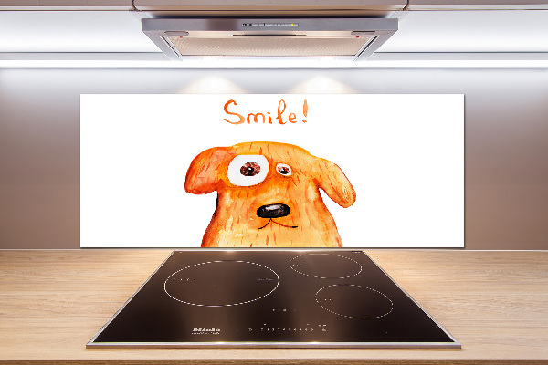 Cooker splashback Dog