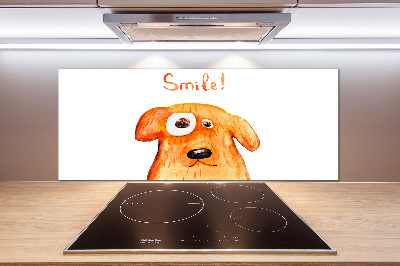 Cooker splashback Dog