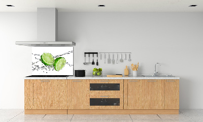 Cooker splashback Lime and water