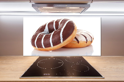 Cooker splashback Donats with chocolate