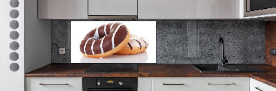 Cooker splashback Donats with chocolate