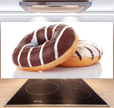 Cooker splashback Donats with chocolate