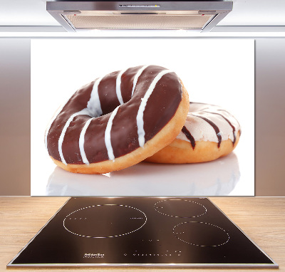 Cooker splashback Donats with chocolate