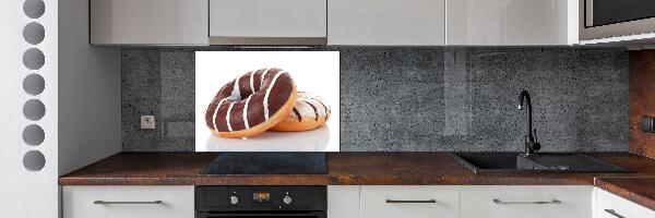 Cooker splashback Donats with chocolate