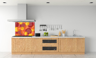 Splashback panel for kitchen Colorful wheels