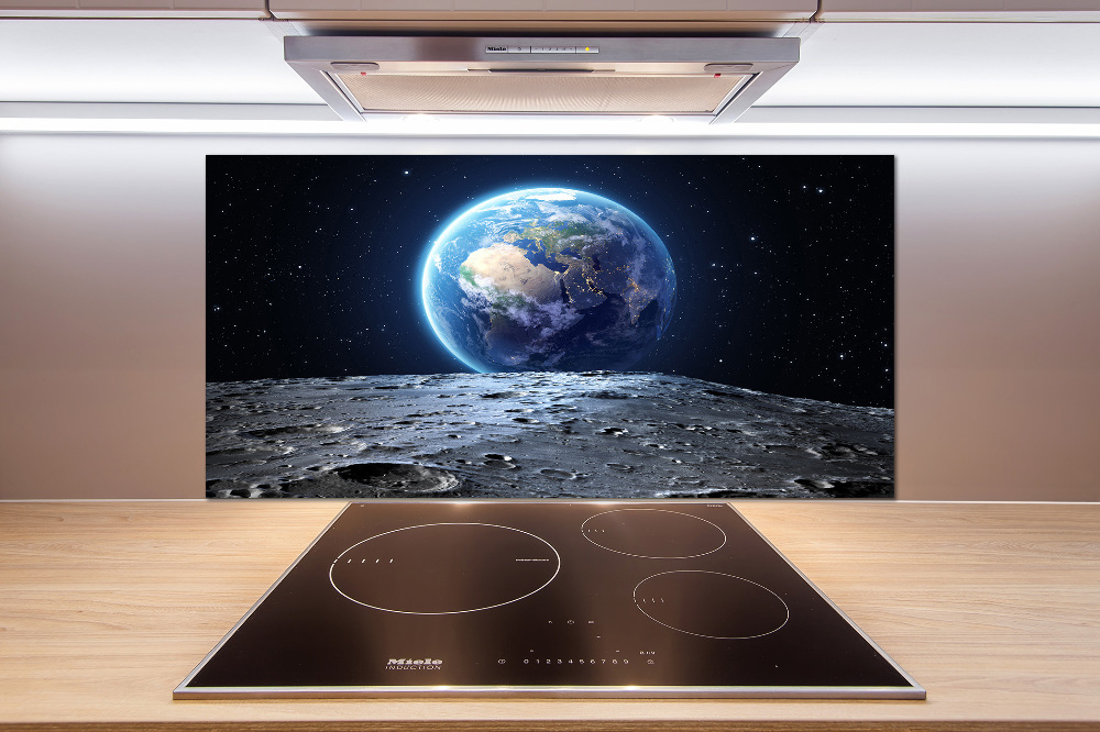 Cooker splashback Planet Earth