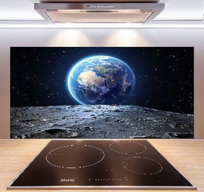 Cooker splashback Planet Earth