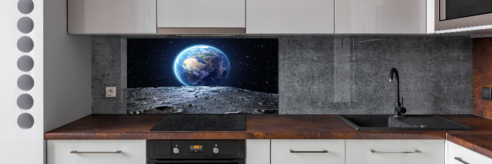 Cooker splashback Planet Earth