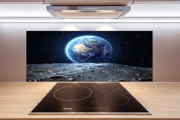 Cooker splashback Planet Earth