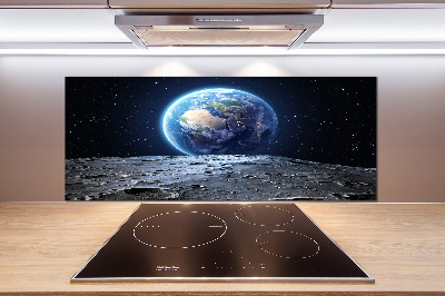 Cooker splashback Planet Earth