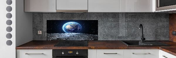 Cooker splashback Planet Earth