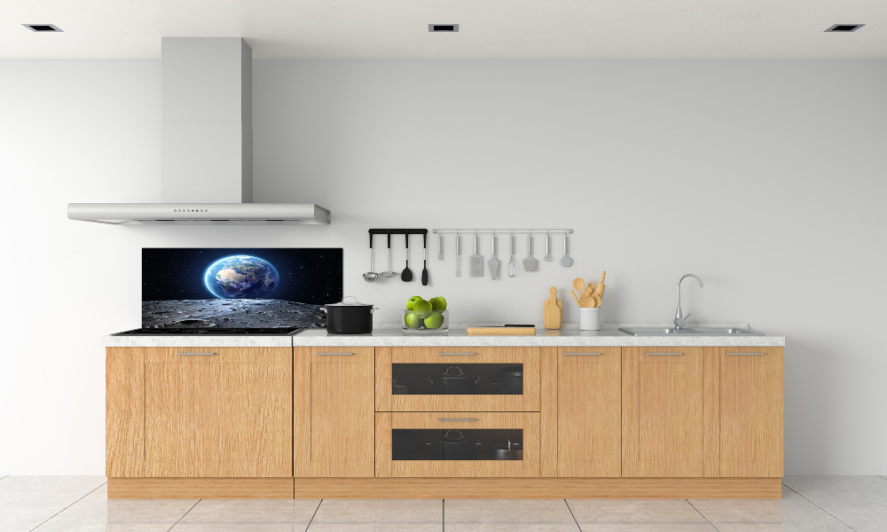 Cooker splashback Planet Earth